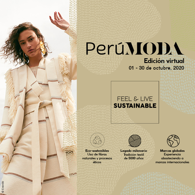 С 1 по 30 октября 2020 года пройдут выставки Peru Moda и Peru 